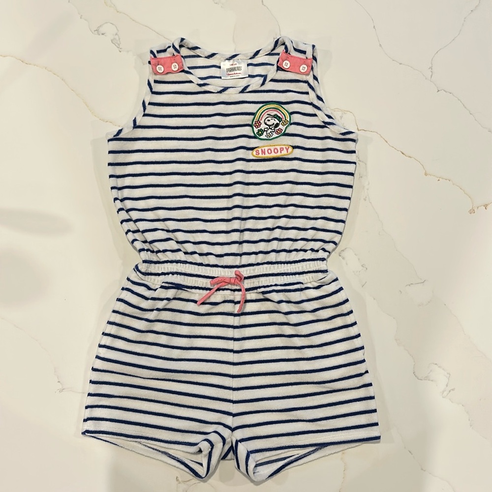 Hanna Andersson Snoopy Romper, 140 CM (size 10)